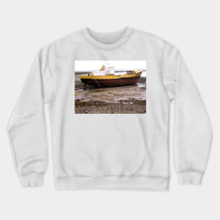 Black and Yellow boat Crewneck Sweatshirt